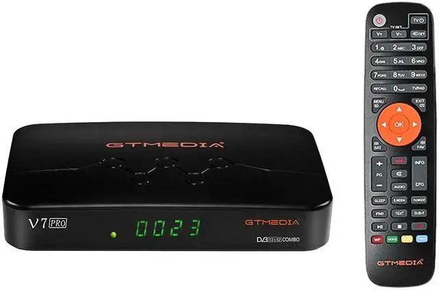 Alt view image 6 of 6 - GTMEDIA V7 PRO TV Receiver DVB-S/S2/S2X+T/T2 TV Decoder Memory 1G Bit RAM Support H.265 Albertis/Tivusat/BBC Satback