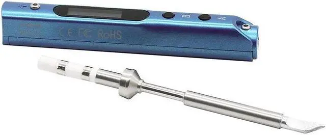Alt view image 3 of 5 - SQ-001 Digital Soldering Iron OLED Mini Electric 65W Soldering Iron Adjustable Temperature Welding Tool - Blue