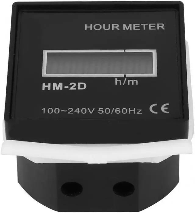 Alt view image 7 of 7 - Time Counter AC220 240V Digital Electrical Counter LCD Display Time Meter Gauge Counter Time Gauge