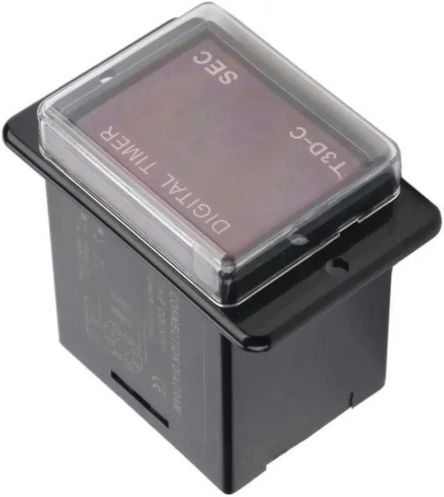 Alt view image 5 of 6 - T3D-C Digital LED Time Counter Timer Delay Time Relay 8-Pin 99.9/999 SEC 220VAC Digital Time Counter