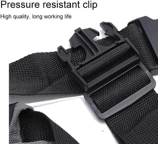 Alt view image 6 of 7 - ELECALL Tools Bag Waist Belt Bag Pocket Tool Storage Tool Pouch ELEB07 600D Oxford Cloth Hand Tools Hardware Storage Load 12kg