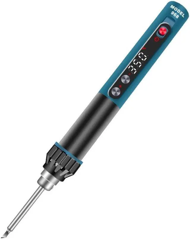 Alt view image 3 of 7 - Color Display Electric Soldering Iron Portable Electric Soldering Iron Precise Temperature Adjustment Intelligent Sleep Automatic Shutdown Quick Heating with 5V-24V Voltage Range - Car Recharger
