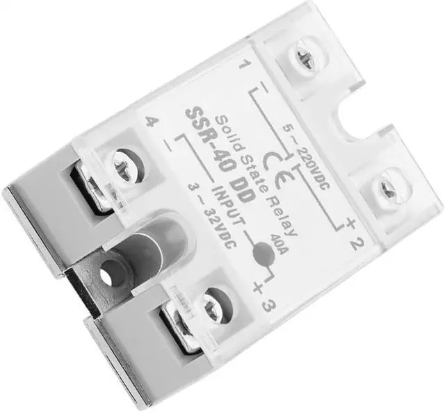 Alt view image 5 of 7 - Newstyle SSR-40 DD 40A 5-220VDC Solid State Relay For Industrial Automation Process