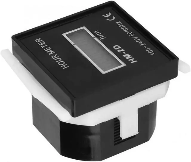 Alt view image 6 of 7 - Time Counter AC220 240V Digital Electrical Counter LCD Display Time Meter Gauge Counter Time Gauge