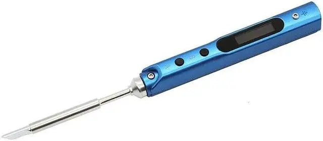 Alt view image 4 of 5 - SQ-001 Digital Soldering Iron OLED Mini Electric 65W Soldering Iron Adjustable Temperature Welding Tool - Blue