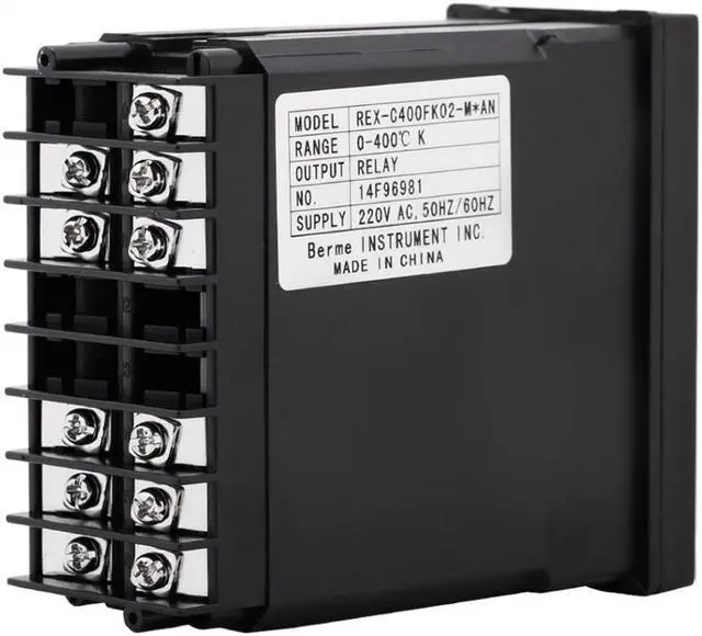 Alt view image 2 of 7 - Intelligent Temperature Controller Regulator Digital Panel Thermostat Switch AC 220V Temp Sensor Controller with Clips