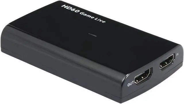 Alt view image 6 of 7 - Ezcap266 1080P HD Video Game Capture Box for Live Video Support 1080P Video Input and Output MIC Input Black