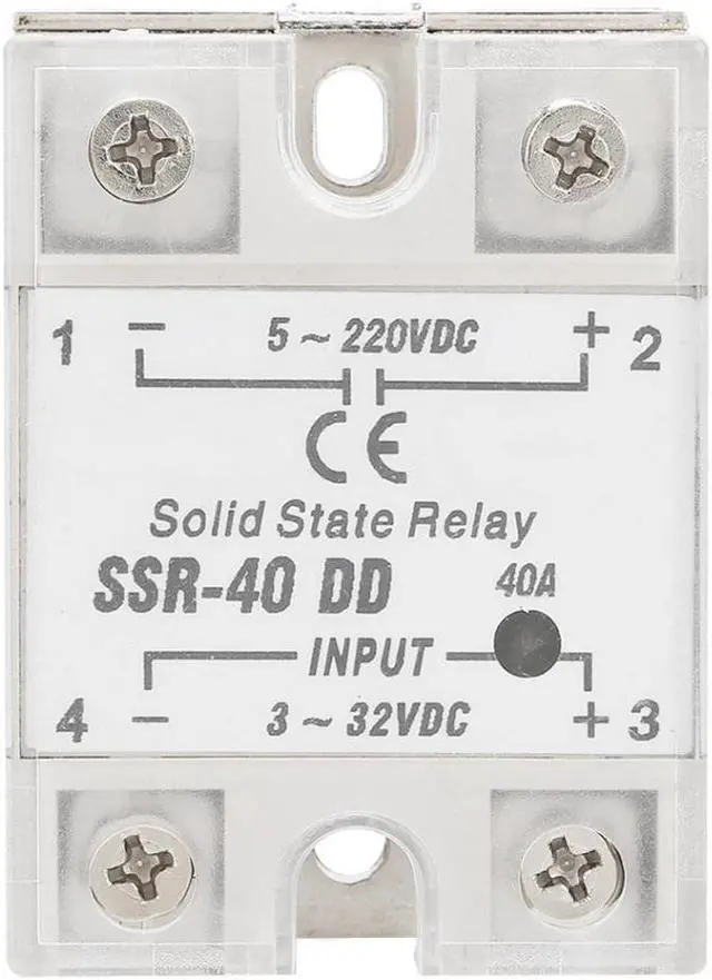 Main image of Newstyle SSR-40 DD 40A 5-220VDC Solid State Relay For Industrial Automation Process