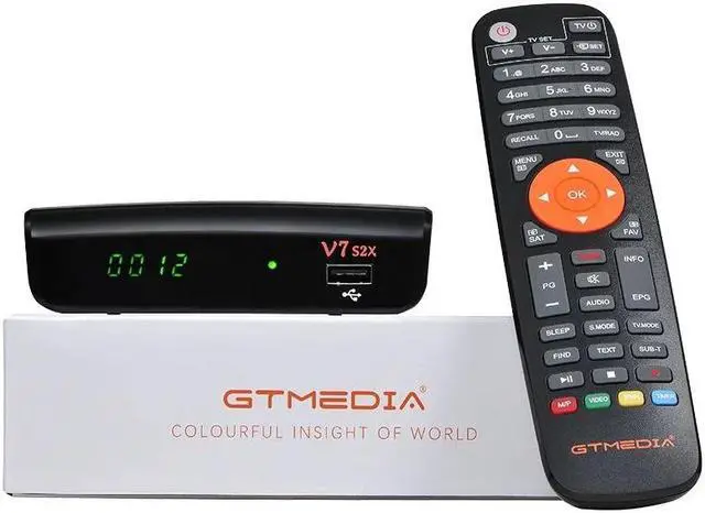 Alt view image 7 of 7 - GTMEDIA V7 S2X TV Receiver HD 1080P Support DVB-S/S2/S2X AVS+VCM/ACM/Multi-stream/T2MI Support BISS Auto Roll Online Movie