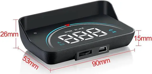 Alt view image 5 of 7 - Intelligent Heads Up Display High Definition Speedometer For Automobile Vehicle Heads Up Display Car Digital Speedometer