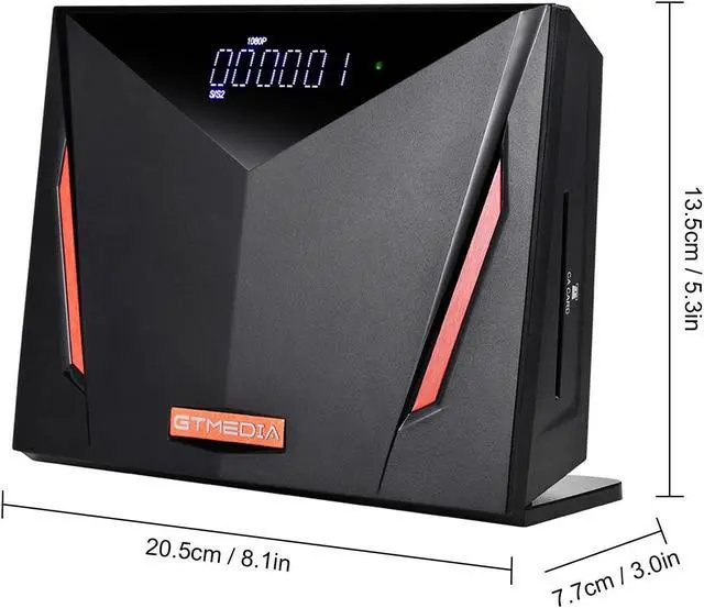 Alt view image 3 of 6 - GTMEDIA V8 UHD TV Receiver Combo DVB-S/S2/S2X+T/T2/Cable/ATSC-C/ISDBT H.265 4K Ultra HD Built in 2.4G WIFI Module TV BOX