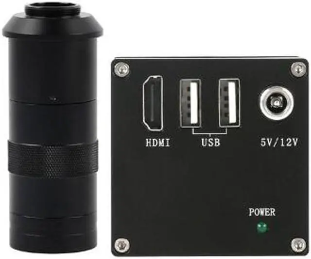 Main image of 2MP 1/2.8" 1080P 60F/S HDMI Industrial Video Microscope Camera & 100X C-Mount Lens For Phone Tablet PC PCB IC Observe Soldering