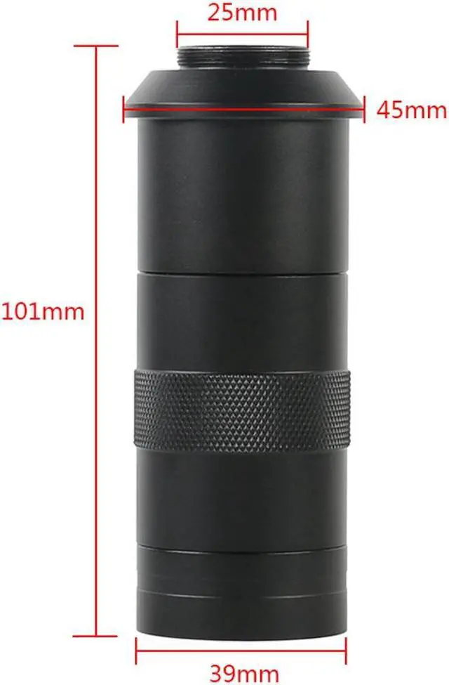 Alt view image 3 of 6 - 16MP 1080P HDMI Industrial Electronic Digital Video Microscope & 100X C-Mount Lens Support U disk Storage Video with Pictures