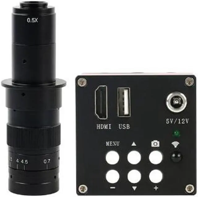 Main image of NEW 16MP HDMI Industrial Electronic Digital Video Microscope & 180X C-Mount Lens Support U disk Storage Video with Pictures