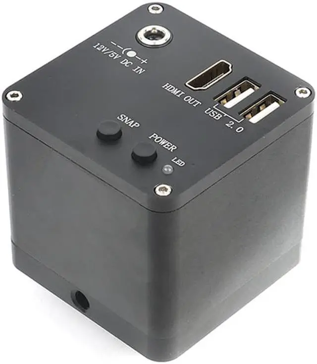 Alt view image 3 of 7 - 2020 New 4MP 1080P 60FPS FHD HDMI C Mount Digital Industrial Video Microscope Camera Video Image Storage UI Measurement Scale