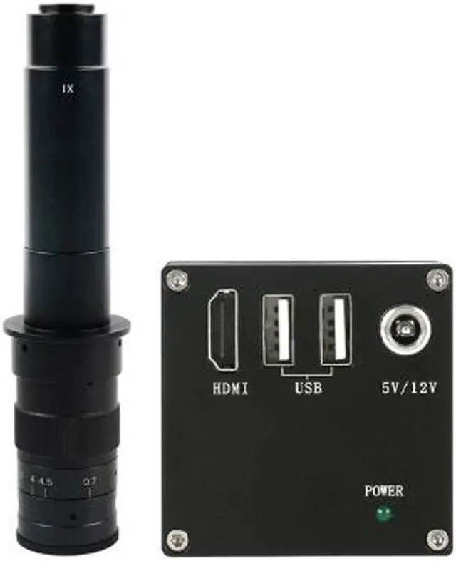 Main image of 2MP 1/2.8" 1080P 60F/S HDMI Industrial Video Microscope Camera & 300X C-Mount Lens For Phone Tablet PC PCB IC Observe Soldering