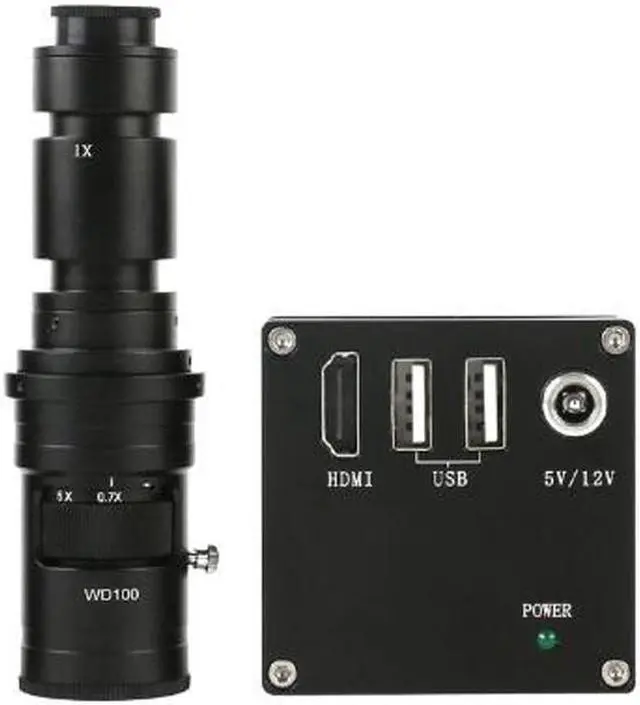 Main image of 2020 NEW 2K HDMI Measurement Video Microscope Camera U Disk Storage Video Recorder 500X C-Mount Lens For Phone PCB Soldering