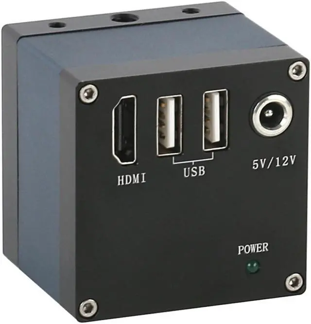 Alt view image 3 of 6 - 2020 NEW 2K HDMI Measurement Video Microscope Camera U Disk Storage Video Recorder 500X C-Mount Lens For Phone PCB Soldering