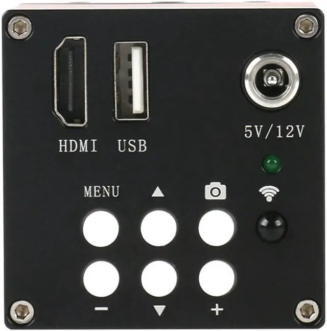 Alt view image 2 of 6 - 16MP 1080P HDMI Industrial Electronic Digital Video Microscope & 100X C-Mount Lens Support U disk Storage Video with Pictures