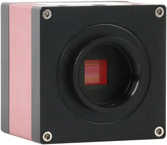 Alt view image 6 of 7 - NEW 16MP HDMI Industrial Video Microscope & 200X C-Mount Lens & 56 LED Adjustable Microscope Ring Light Support U disk Storage Video