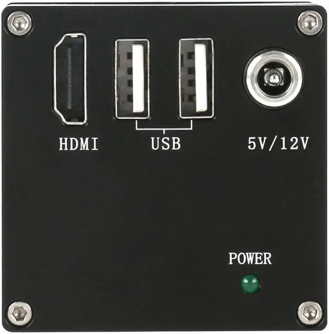 Alt view image 6 of 6 - 2020 NEW 2K HDMI Measurement Video Microscope Camera U Disk Storage Video Recorder 500X C-Mount Lens For Phone PCB Soldering