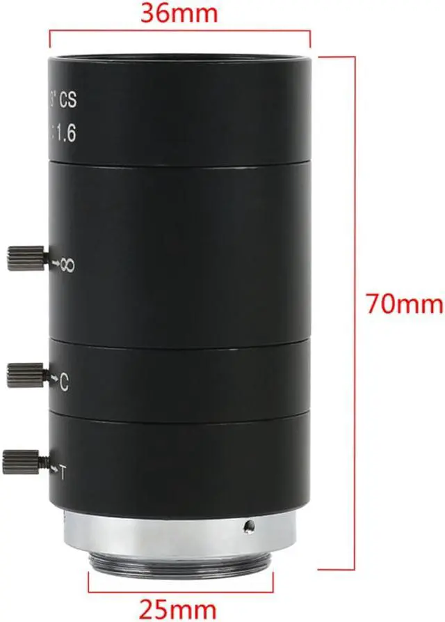 Alt view image 7 of 7 - 38MP 2K 1080P HDMI USB TF Video Recorder Lab Industrial Soldering Video Microscope Camera & Big Visual Field 60mm Lens