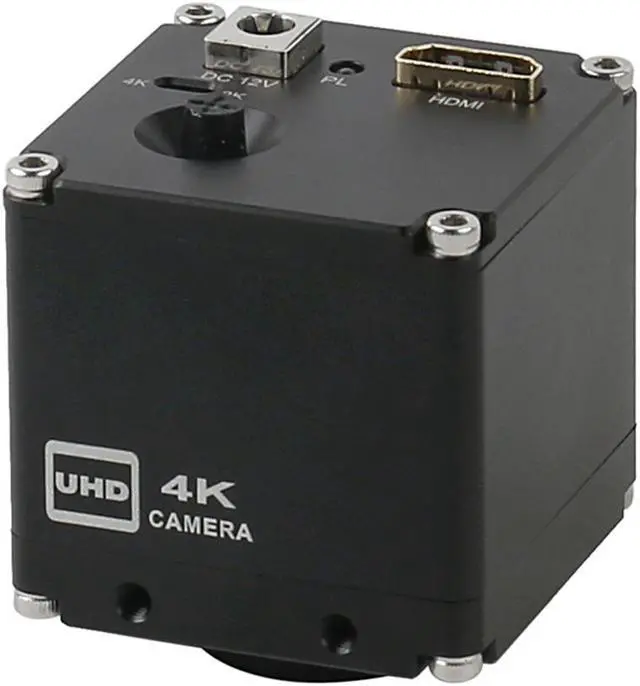Alt view image 3 of 7 - 2K 4K 1080P HDMI Digital Industrial Video Microscope Camera & 180X C-Mount Lens For Lab Phone PCB Soldering