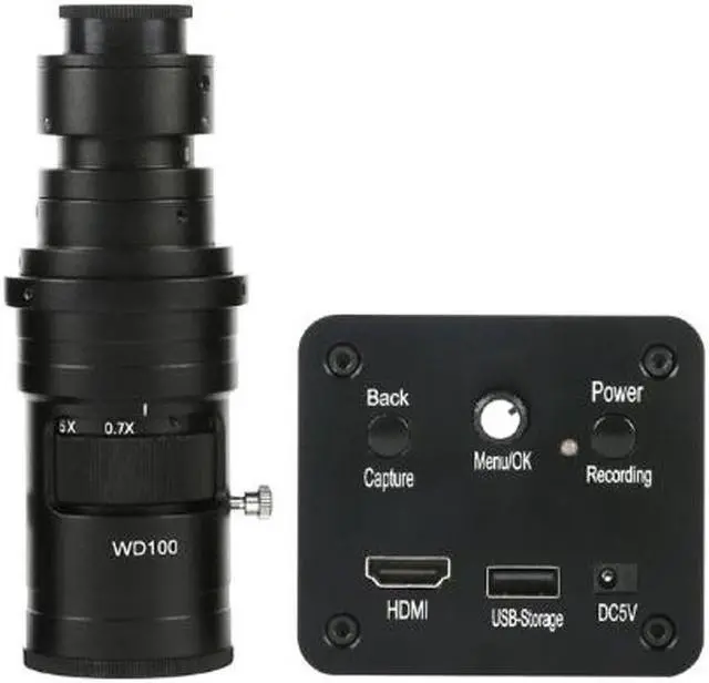 Main image of 1080P HD HDMI Industrial Electronic Digital Video Microscope Camera & 200X C-Mount Lens