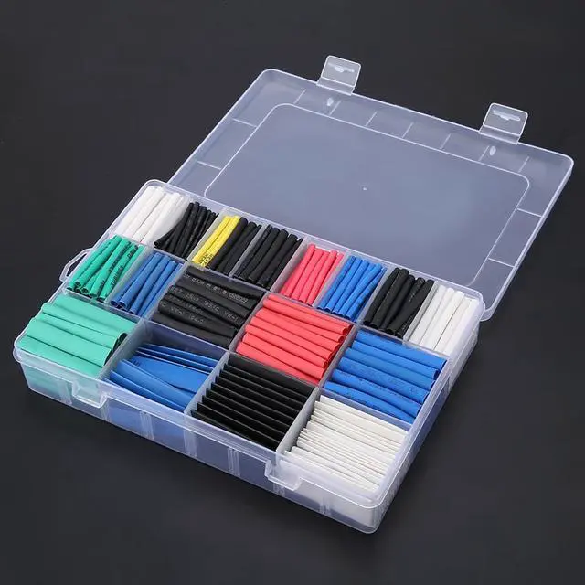 Alt view image 5 of 6 - 670pcs Mixed-colored Heat Shrink Tubes Tubing Wrap Cable Sleeve Shrinkable Tube Electric Tools