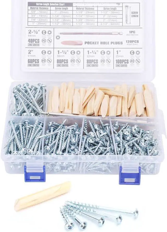Alt view image 2 of 6 - Hole Screw Carbon Steel & Wood Self Drilling Screws Decoration For Carpentry Farms Building Industrial