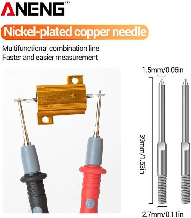 Alt view image 7 of 7 - ANENG PT1028 1000V 22In 1 Multi-Function Multimeter Leads Combination Test Cable Universal Meter Test Multimeter Pen Multimetro & Packing Box