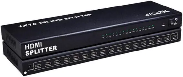 Main image of High Resolution HDMI Splitter 1x16 1 in 16 out with USB Multimedia Play Support HDCP 4k 1080p 3D