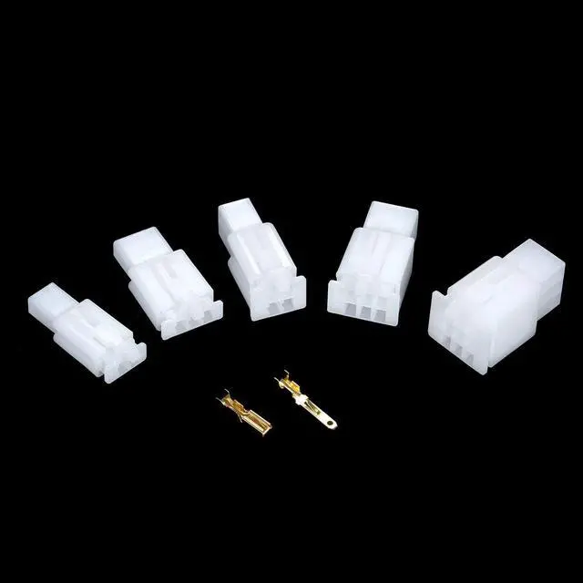 Alt view image 5 of 7 - 580PCS Electrical Wire Connector Wire Terminal Kit Includes 2 3 4 6 9 Way Plug Pin Housing Connectors 2.8mm Spade Terminals for Motorcycle Bike Car