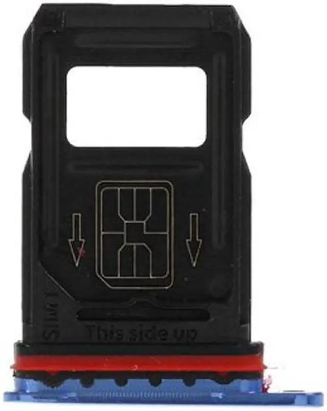 Main image of Dual SIM Card Tray Holder Replace Part Slot For OnePlus 7 Pro (Blue)