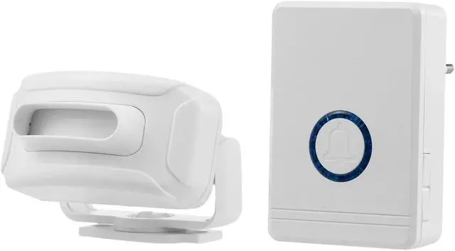 Alt view image 7 of 7 - Motion Sensor Alarm Wireless Long Range Motion Detector Alarm Motion Doorbell Door Sensor Chime Weatherproof Outdoor Indoor 5 Volume Levels 48 Ringtones for Home/Business