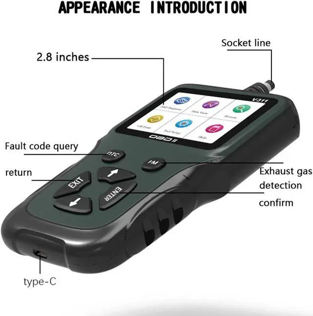 Alt view image 2 of 4 - Professional Automotive Scanner Odometer Adjustment Mileage Programmer Auto Mileage Correction On-Board Diagnostic Car Diagnostic Tool