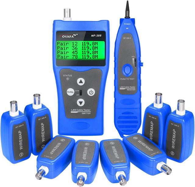 Multi-Function Cable Tester, Wire Tracker (RJ45, RJ11, BNC, USB)