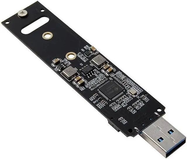 Alt view image 6 of 7 - M.2 NVME to USB3.0 Mobile Adapter Card Converter Card Support M.2 PCIE(Key M) Interface NVME SSD Not Support SATA Protocol