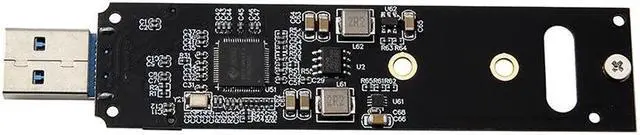 Alt view image 5 of 7 - M.2 NVME to USB3.0 Mobile Adapter Card Converter Card Support M.2 PCIE(Key M) Interface NVME SSD Not Support SATA Protocol