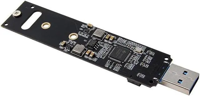 Alt view image 2 of 7 - M.2 NVME to USB3.0 Mobile Adapter Card Converter Card Support M.2 PCIE(Key M) Interface NVME SSD Not Support SATA Protocol