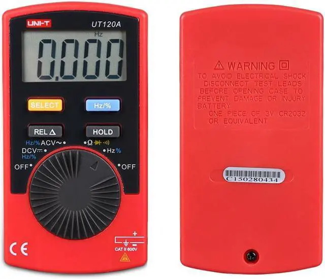 Alt view image 5 of 7 - UNI-T UT120A Pocket Size Stype Digital Multimeter Frequency Diode Auto Range Easy Carry