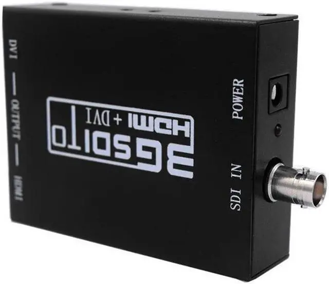 Alt view image 4 of 7 - 3G SDI to HDMI + DVI Converter 1080P HD Video SD-SDI HD-SDI 3G-SDI Signals with Power Adapter
