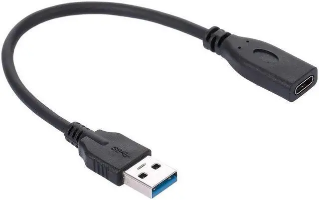 Alt view image 6 of 6 - USB3.0 to Type-C Female Adapter Cable Mobile Phone Computer High Speed Data Transmission Adapter Cable 20cm