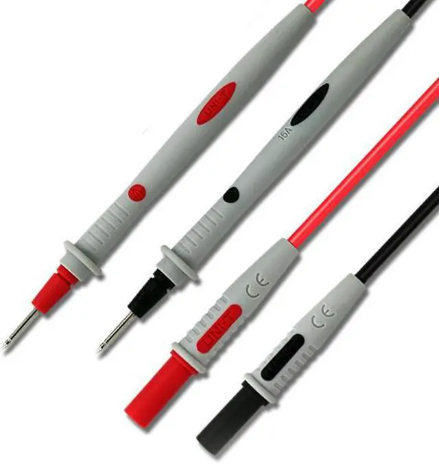 Main image of UNI-T UT-L16 Multimeter Connectors Accessories Probes Test Leads double insulated silica gel wire material