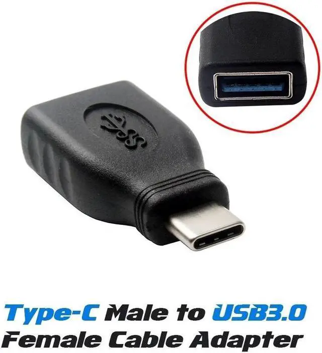 Alt view image 6 of 6 - Type-C OTG Adapter USB3.1 Type-C Male to USB3.0 Female Converter Cable Adapter Replacement for Smart Phone Macbook