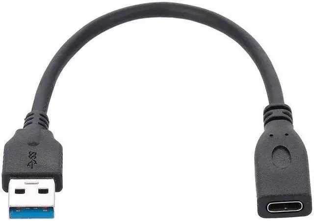 Alt view image 3 of 6 - USB3.0 to Type-C Female Adapter Cable Mobile Phone Computer High Speed Data Transmission Adapter Cable 20cm