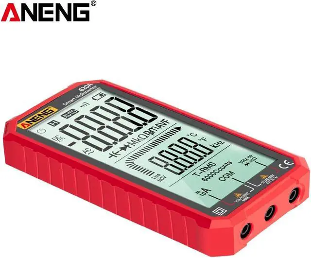 Alt view image 5 of 7 - ANENG 620A 4.7-Inch LCD Display AC/DC Digital Multimeter Ultraportable True-RMS Multimeter Auto-Ranging Multi Tester with Amp Volt Ohm Capacitance Continuity Temperature Frequency Diode Tests NCV Test