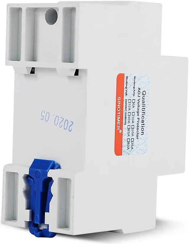 Alt view image 7 of 7 - 230V 63A Single Phase Two Wire LCD Digital Display Adjustable Voltage Surge Protectors Relay With Limit Current Protection
