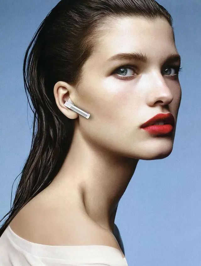 Alt view image 6 of 6 - Fineblue J3 Pro Bluetooth 5.0 Earphones TWS Fingerprint Touch Headset HiFI Stereo Earbuds Wireless earphones for sport (White)