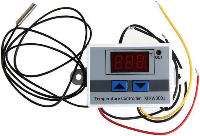 Alt view image 4 of 6 - Xh-W3001 Digital Thermostat Temperature Switch Microcomputer Temperature Controller Temperature Control Switch - 110-220V/1500W